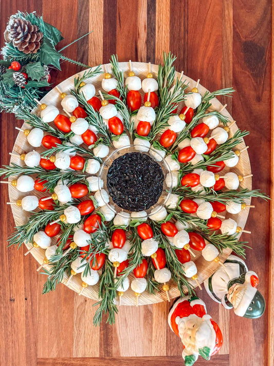Caprese Skewer Wreath